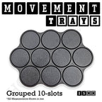 25mm Movement Trays for Tabletop Games | Waargaming | Full Range