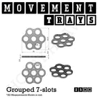 25mm Movement Trays for Tabletop Games | Waargaming | Full Range