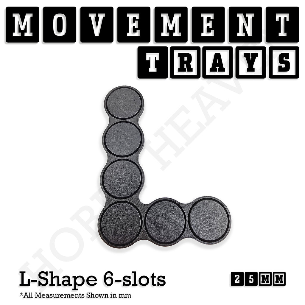 25mm Movement Trays for Tabletop Games | Waargaming | Full Range