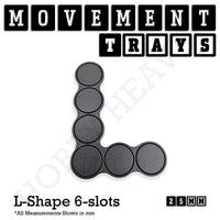 25mm Movement Trays for Tabletop Games | Warhammer Compatible | Full Range