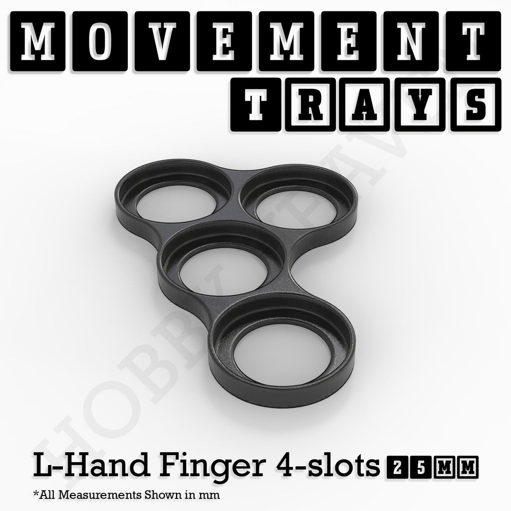 25mm Movement Trays for Tabletop Games | Waargaming | Full Range