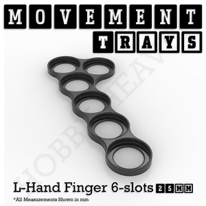 25mm Movement Trays for Tabletop Games | Warhammer Compatible | Full Range