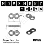 25mm Movement Trays for Tabletop Games | Waargaming | Full Range