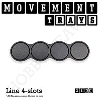 25mm Movement Trays for Tabletop Games | Warhammer Compatible | Full Range