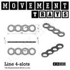 25mm Movement Trays for Tabletop Games | Waargaming | Full Range