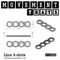 25mm Movement Trays for Tabletop Games | Warhammer Compatible | Full Range