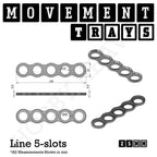 25mm Movement Trays for Tabletop Games | Waargaming | Full Range