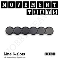 25mm Movement Trays for Tabletop Games | Warhammer Compatible | Full Range