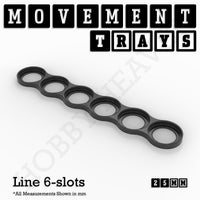 25mm Movement Trays for Tabletop Games | Warhammer Compatible | Full Range