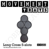 25mm Movement Trays for Tabletop Games | Warhammer Compatible | Full Range