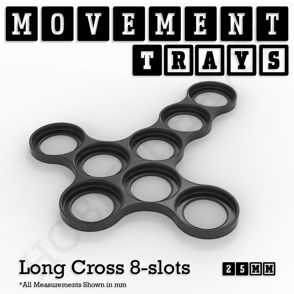25mm Movement Trays for Tabletop Games | Waargaming | Full Range