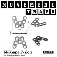 25mm Movement Trays for Tabletop Games | Warhammer Compatible | Full Range