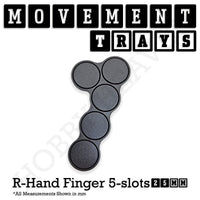 25mm Movement Trays for Tabletop Games | Warhammer Compatible | Full Range
