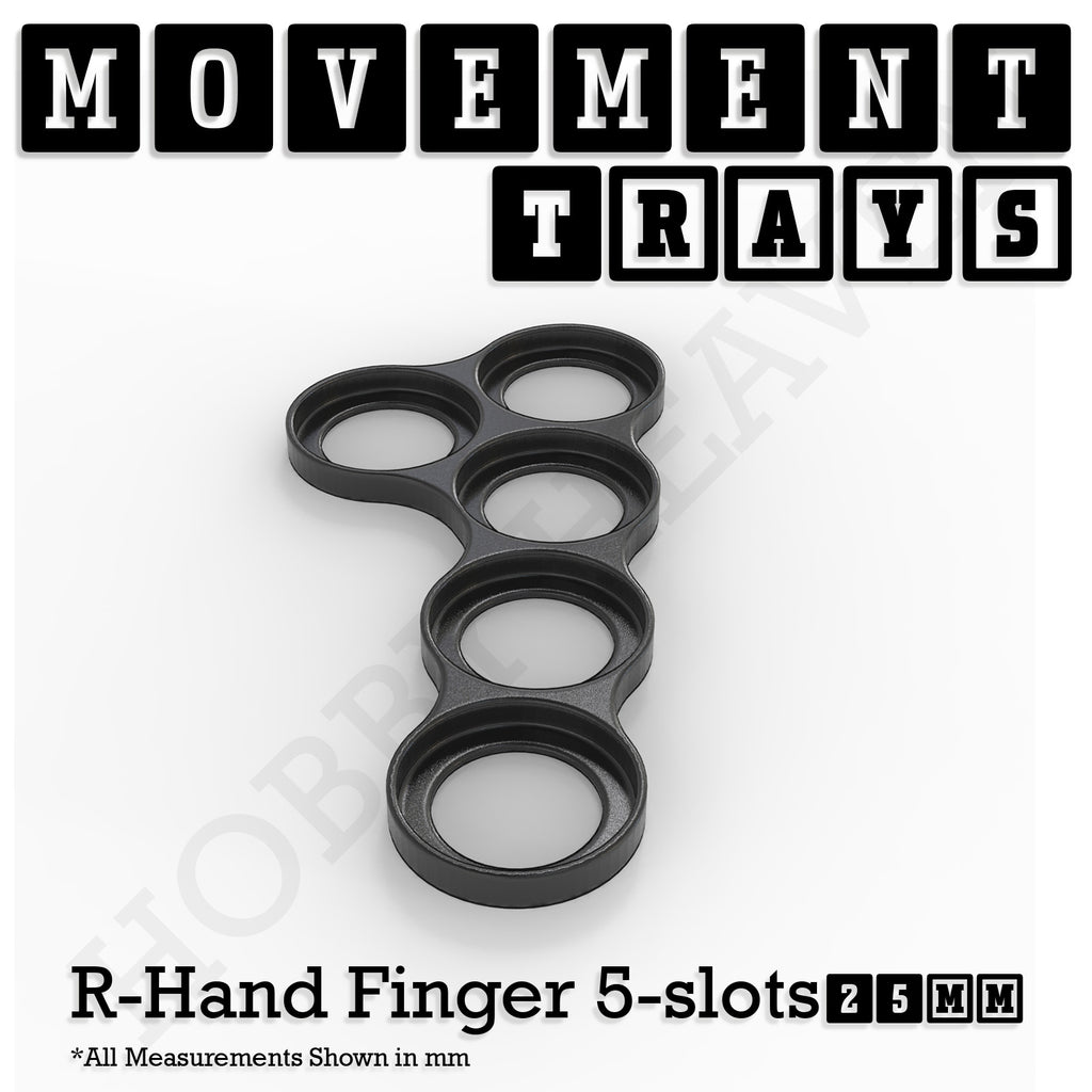 25mm Movement Trays for Tabletop Games | Waargaming | Full Range