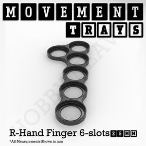 25mm Movement Trays for Tabletop Games | Warhammer Compatible | Full Range