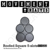 25mm Movement Trays for Tabletop Games | Warhammer Compatible | Full Range