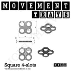 25mm Movement Trays for Tabletop Games | Waargaming | Full Range