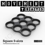 25mm Movement Trays for Tabletop Games | Waargaming | Full Range
