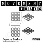 25mm Movement Trays for Tabletop Games | Waargaming | Full Range