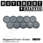 25mm Movement Trays for Tabletop Games | Waargaming | Full Range
