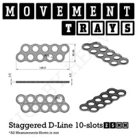 25mm Movement Trays for Tabletop Games | Warhammer Compatible | Full Range
