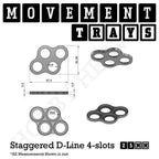 25mm Movement Trays for Tabletop Games | Waargaming | Full Range