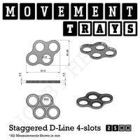 25mm Movement Trays for Tabletop Games | Warhammer Compatible | Full Range
