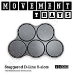 25mm Movement Trays for Tabletop Games | Waargaming | Full Range