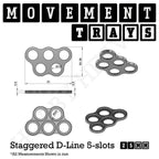 25mm Movement Trays for Tabletop Games | Waargaming | Full Range