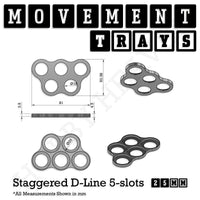 25mm Movement Trays for Tabletop Games | Warhammer Compatible | Full Range
