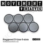25mm Movement Trays for Tabletop Games | Waargaming | Full Range