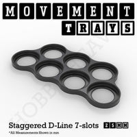 25mm Movement Trays for Tabletop Games | Warhammer Compatible | Full Range
