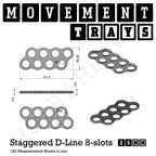 25mm Movement Trays for Tabletop Games | Waargaming | Full Range