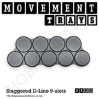 25mm Movement Trays for Tabletop Games | Waargaming | Full Range
