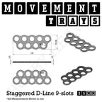 25mm Movement Trays for Tabletop Games | Waargaming | Full Range