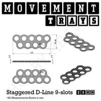 25mm Movement Trays for Tabletop Games | Warhammer Compatible | Full Range

