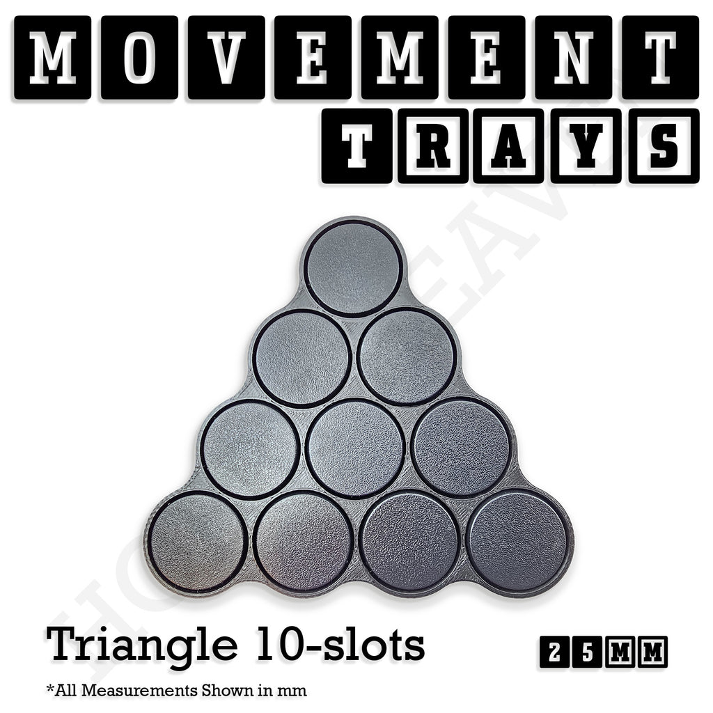 25mm Movement Trays for Tabletop Games | Waargaming | Full Range