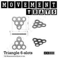 25mm Movement Trays for Tabletop Games | Warhammer Compatible | Full Range