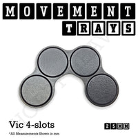 25mm Movement Trays for Tabletop Games | Warhammer Compatible | Full Range