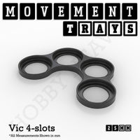 25mm Movement Trays for Tabletop Games | Warhammer Compatible | Full Range