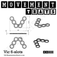 25mm Movement Trays for Tabletop Games | Warhammer Compatible | Full Range