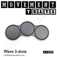 25mm Movement Trays for Tabletop Games | Warhammer Compatible | Full Range
