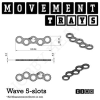 25mm Movement Trays for Tabletop Games | Warhammer Compatible | Full Range