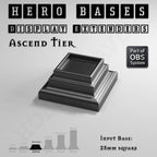 Hero Bases Display Extenders | Squares and Rectangles | Convert Gaming Bases to Display Bases & Plinths