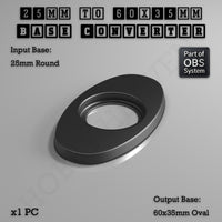 Round To Oval Bases Size Converters 3d Print Full Range