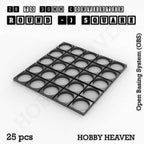 Round to Square Bases Shape and Size Converters 3d Print Full Range