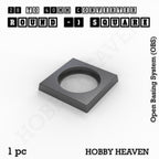 Round to Square Bases Shape and Size Converters 3d Print Full Range