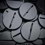 28mm Round Slotted Plastic Bases 3d Print - Hobby Heaven
