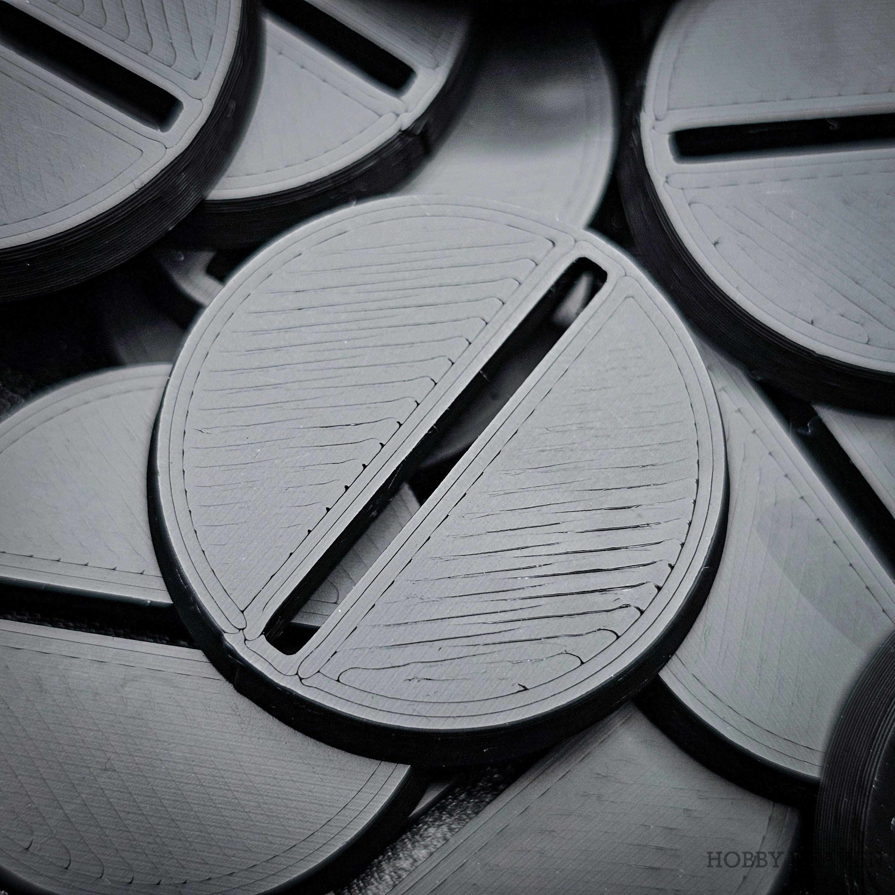 28mm Round Slotted Plastic Bases 3d Print - Hobby Heaven