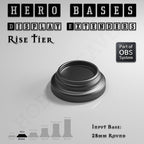 Hero Bases Display Extenders | Round and Ovals | Convert Gaming Bases to Display Bases & Plinths